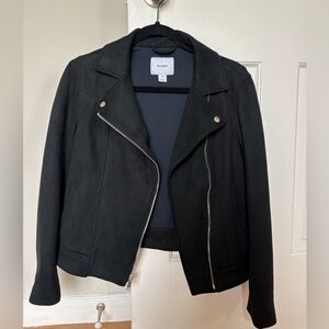 Old Navy Faux Suede Black Women's Jacket